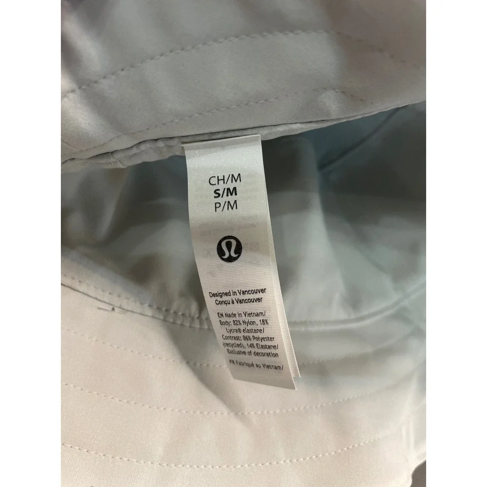 Lululemon Reversible Ribbed Bucket Hat Luxtreme Swift Sage Bone S/M NWT